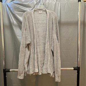 Cotton On-- Long Knit Cardigan (Light gray/grey) NEW & UNWORN